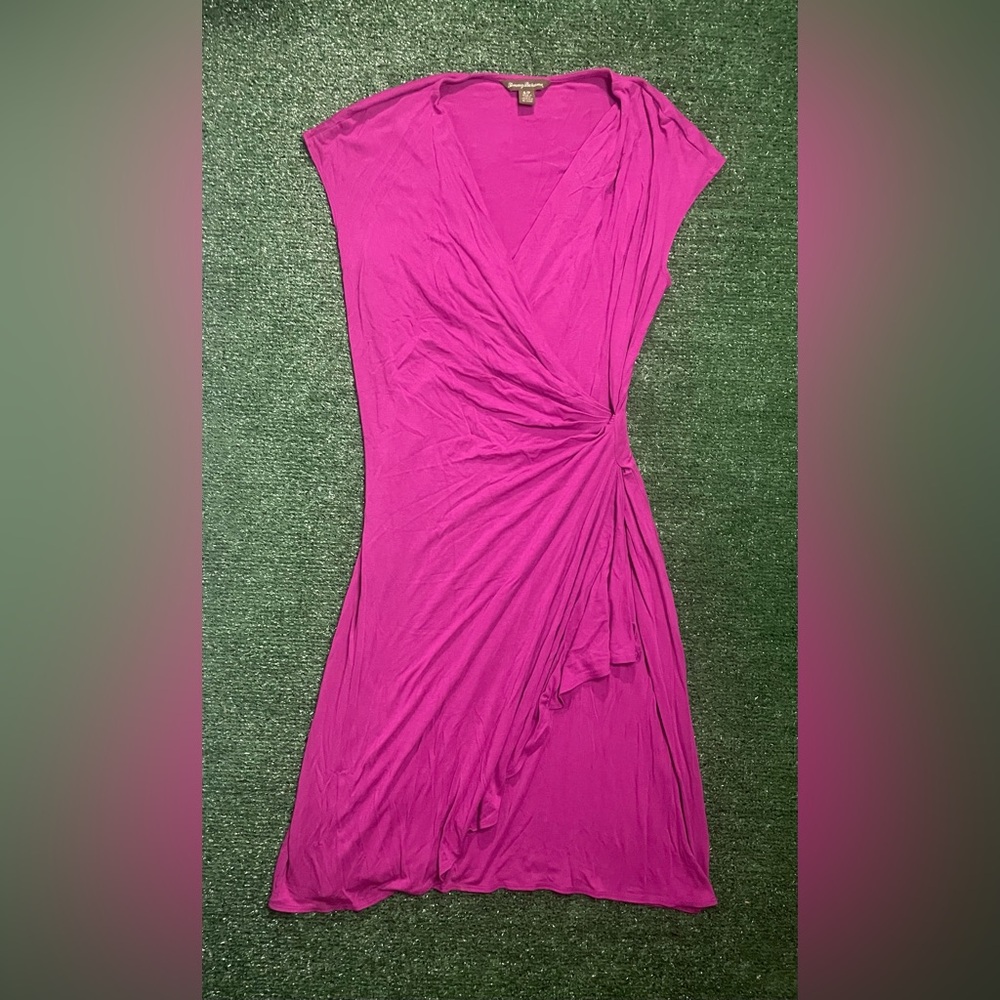 Tommy Bahama Fuchsia Knot-Detail wrap style Maxi Dress